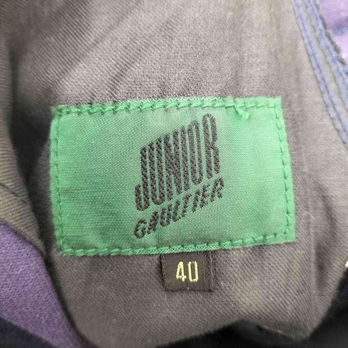 ジュニアゴルチェ JUNIOR GAULTIER 90S 99AW オンワード樫山期 ダブルベルテッド ワーク トラウザー スラックス パンツ archive アーカイブ レディース 40