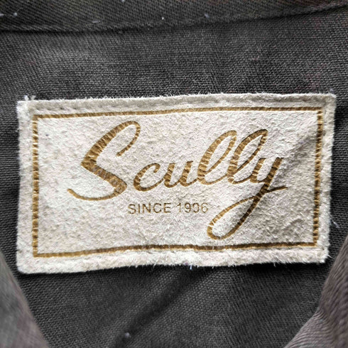 スカリー Scully 90S OLD 刺繍 ロープ パイピング デザイン L/S カウボーイ ウエスタン シャツ レディース import:M