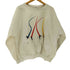 クレイジーシャツ CRAZY SHIRTS 90S USA製 VAIL スキー プリント ライトウェイト スウェット トレーナー 短丈 ボックス メンズ import:XL