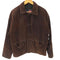 Tanga great leather fashion 80-90S スエード レザー ジャケット クルミボタン 短丈 メンズ import:S