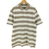 エルエルビーン L.L.Bean SLIGHTLY FITTED ボーダー 半袖 ポロシャツ メンズ M REG