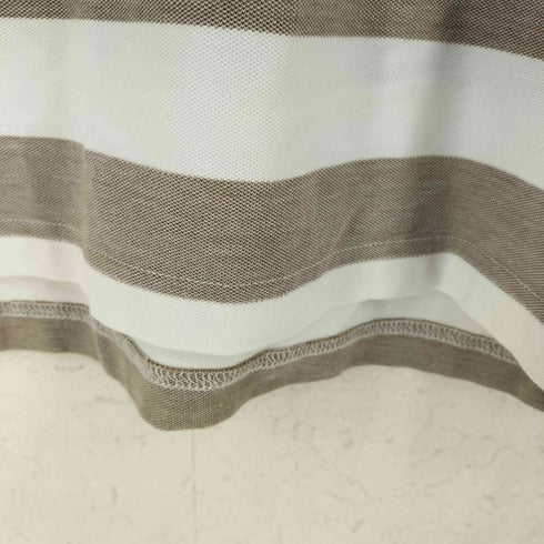 エルエルビーン L.L.Bean SLIGHTLY FITTED ボーダー 半袖 ポロシャツ メンズ M REG