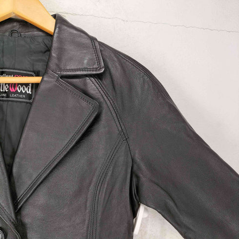 Little Wood genuine leather レザーコート レディース