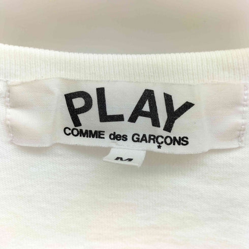 プレイコムデギャルソン PLAY COMME des GARCONS ハートプリント クルーネックTシャツ レディース JPN:M