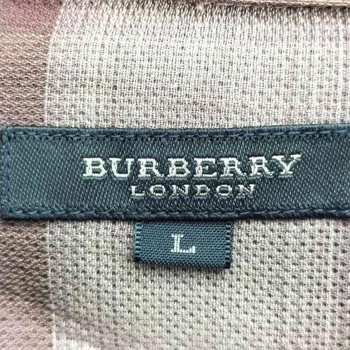 バーバリーロンドン BURBERRY LONDON チェック コットン B.D L/S シャツ レディース import:L