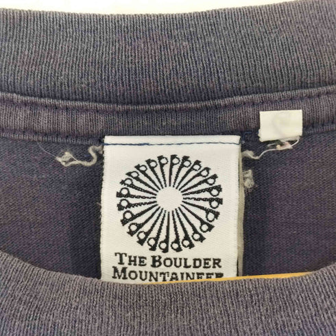 THE BOULDER MOUNTAINEER USA製 ラメプリント 半袖 Tシャツ メンズ L