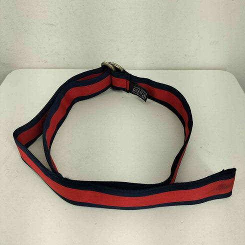 ポロバイラルフローレン Polo by RALPH LAUREN 90S ストライプ ダブルリング ベルト メンズ