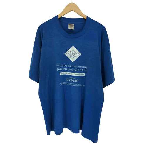 フルーツオブザルーム FRUIT OF THE LOOM プリントクルーネックTシャツ メンズ import:XL