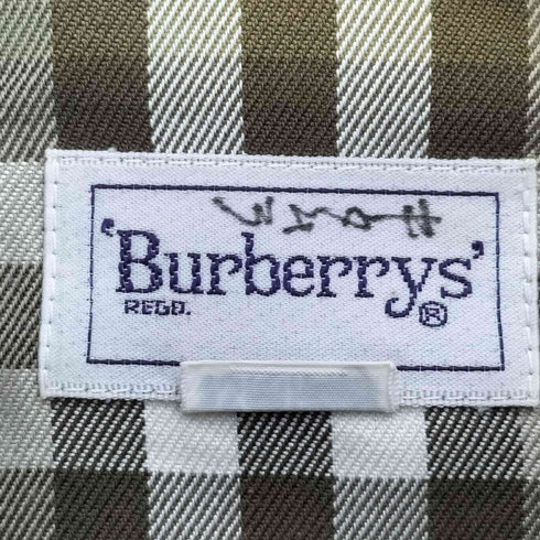 バーバリーズ BURBERRYS 90S ノバチェック シャドーホース L/S レギュラーカラーシャツ メンズ import:M