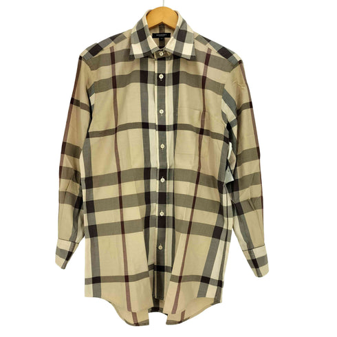 バーバリーロンドン BURBERRY LONDON ノバチェック コットン L/S レギュラーカラーシャツ メンズ import:M