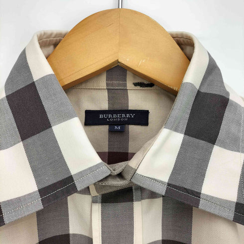 バーバリーロンドン BURBERRY LONDON ノバチェック コットン L/S レギュラーカラーシャツ メンズ import:M