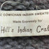 HILLS INDIAN CRAFTS 90S カナダ製 YKKジップ スノー柄 カウチンニットジャケット メンズ