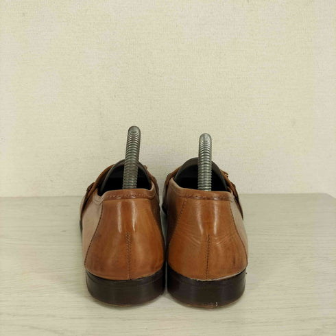 コールハーン COLE HAAN PRIMAVERA イタリア製 編み込みデザインタッセルローファー メンズ 7 1/2
