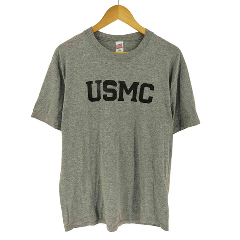 ソフェシャツ SOFFE SHIRTS 90s USA製 USMC プリント Tシャツ メンズ L