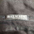 バルマンパリ BALMAIN PARIS フランス製 リネン100 裾ジップ レースアップ 編み上げ ラップパンツ メンズ FR:36