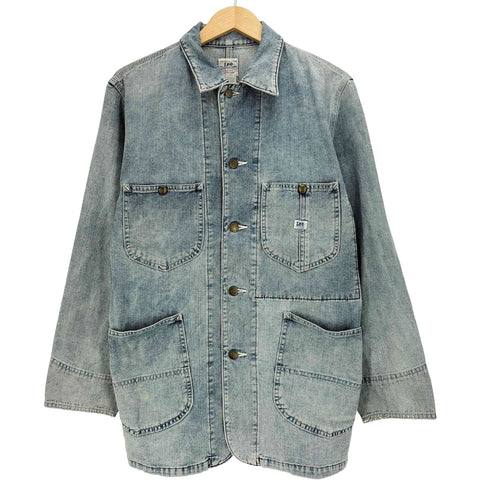 リー Lee 90S 91-J ハウスタグ 復刻 デニム カバーオール ジャケット メンズ import:M