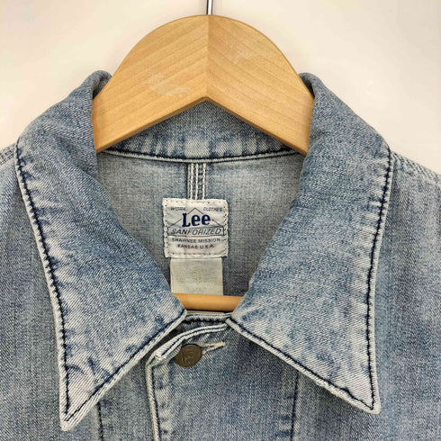 リー Lee 90S 91-J ハウスタグ 復刻 デニム カバーオール ジャケット メンズ import:M