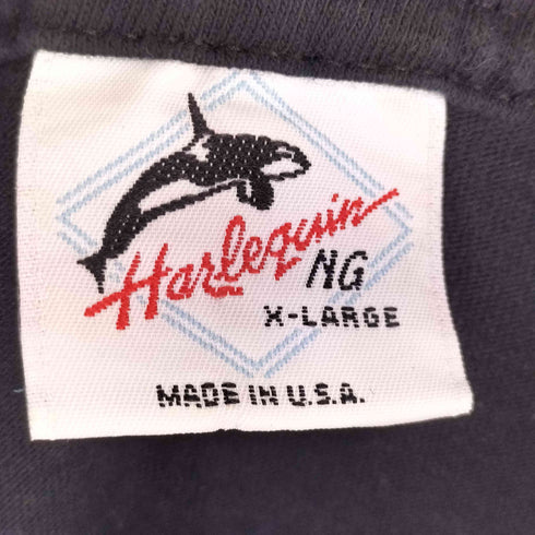 90s USA製 Harlequin シマウマ プリント Tシャツ メンズ XL