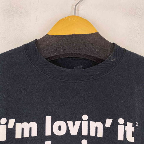 ヘインズ Hanes I'm lovin' it プリント クルーネック スウェット メンズ