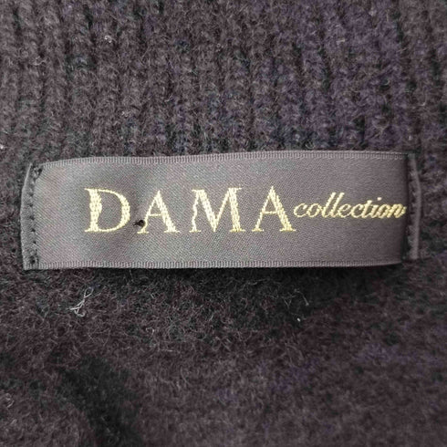 ダーマコレクション DAMA collection ウール カシミヤ ニット テーラードジャケット レディース JPN:S