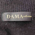 ダーマコレクション DAMA collection ウール カシミヤ ニット テーラードジャケット レディース JPN:S