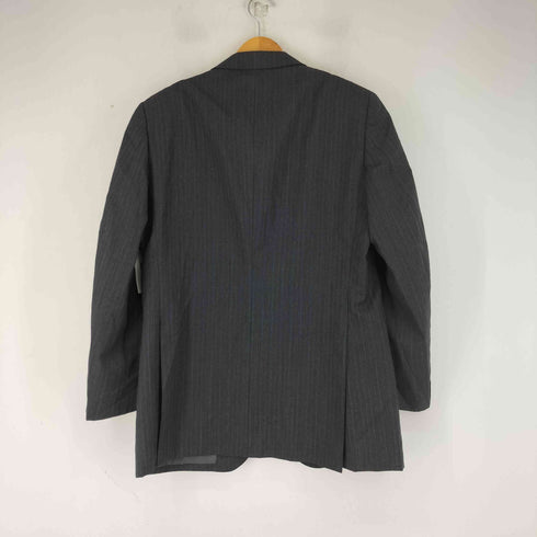 アクアスキュータム AQUASCUTUM ウール 2B 背抜き ストライプ テーラードジャケット メンズ