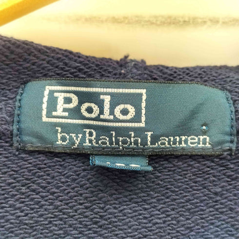 ポロバイラルフローレン Polo by RALPH LAUREN 90s ポニー刺繍 ジップアップ パーカー メンズ 160