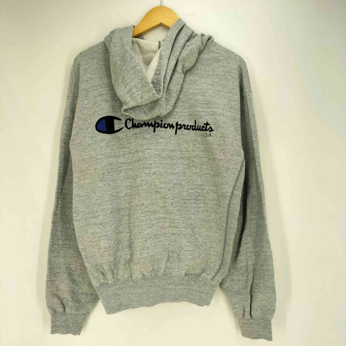 チャンピオン Champion 90S スクリプトロゴ バックプリント 目無し プルオーバーパーカー メンズ JPN:0
