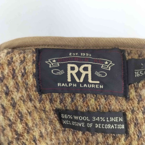 ダブルアールエルラルフローレン RRL RALPH LAUREN リネン混 ウールベスト メンズ JPN:XS
