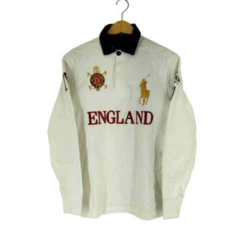 ポロバイラルフローレン Polo by RALPH LAUREN 90S ENGLAND L/S ポロシャツ メンズ import:M
