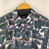 ヴァンヒューゼン VAN HEUSEN コットン 総柄 L/S シャツ メンズ import:M