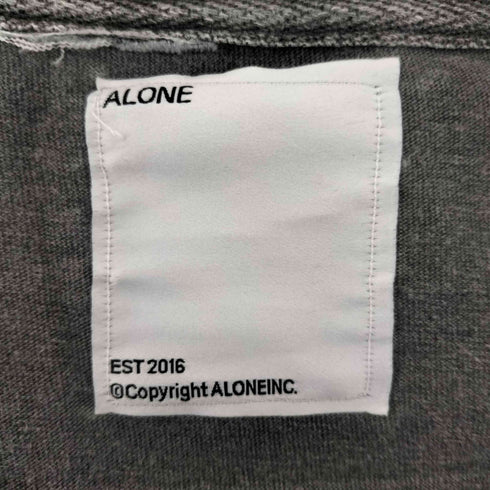アローン ALONE ピグメント 両面プリントS/Sカットソー メンズ 4