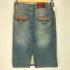 ドルチェアンドガッバーナ DOLCE&GABBANA 00s トルコ製 赤パッチ コインポケット デニムスカート レディース 24/38
