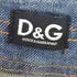 ドルチェアンドガッバーナ DOLCE&GABBANA 00s トルコ製 赤パッチ コインポケット デニムスカート レディース 24/38