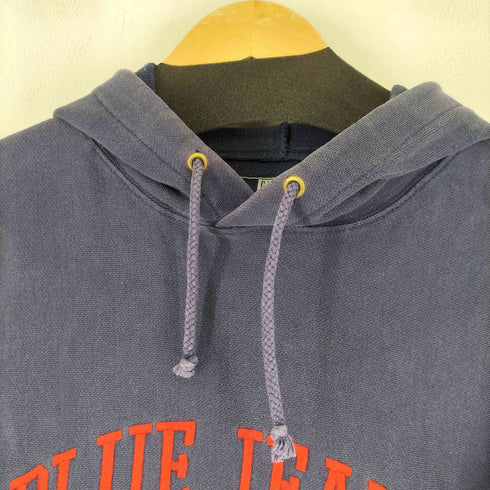 ギャップ Gap 90S ATHLETIC CLASSIC フロント刺繍 プルオーバーパーカー ナス紺 メンズ import:S