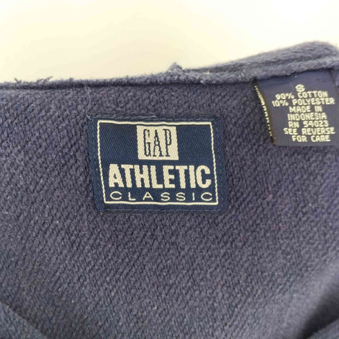 ギャップ Gap 90S ATHLETIC CLASSIC フロント刺繍 プルオーバーパーカー ナス紺 メンズ import:S