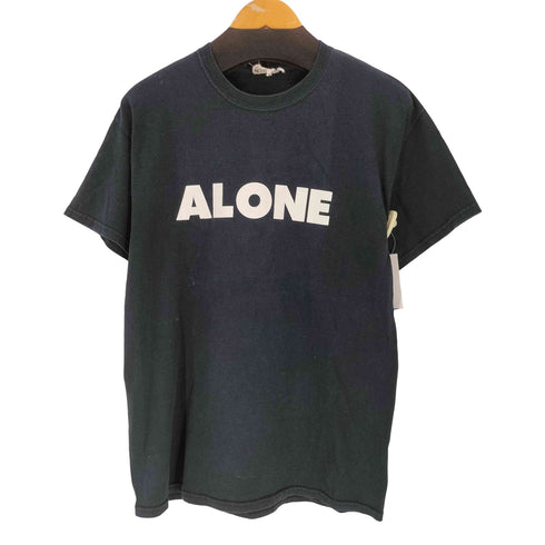 アローン ALONE ロゴプリントS/Sカットソー メンズ