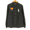 ポロバイラルフローレン Polo by RALPH LAUREN CUSTOM FIT SPAIN 国旗 ビッグポニー ボタンダウン L/S シャツ メンズ import:M