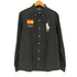 ポロバイラルフローレン Polo by RALPH LAUREN CUSTOM FIT SPAIN 国旗 ビッグポニー ボタンダウン L/S シャツ メンズ import:M