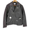 オベイ OBEY faux leather フェイクレザー ダブルライダース ジャケット メンズ S