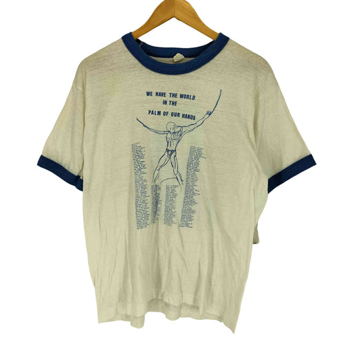 スクリーンスターズ SCREEN STARS 90s- フロントプリントリンガーTシャツ メンズ