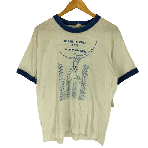 スクリーンスターズ SCREEN STARS 90s- フロントプリントリンガーTシャツ メンズ