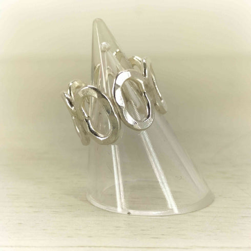 KAREN SILVER カレン族 オーバルモチーフリング メンズ 10号