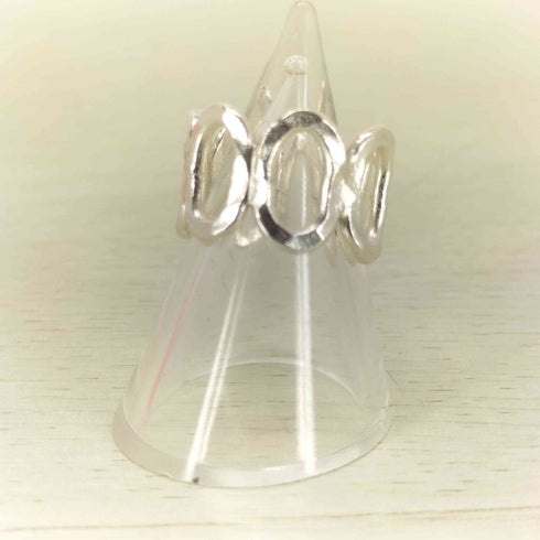 KAREN SILVER カレン族 オーバルモチーフリング メンズ 10号