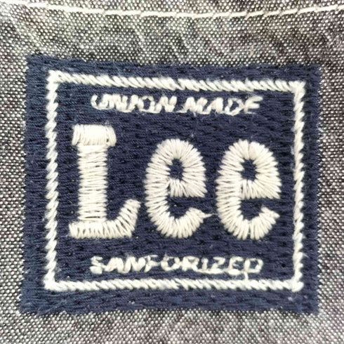 リー Lee ロゴバック刺繍 デニム シャンブレー イージーパンツ メンズ 30