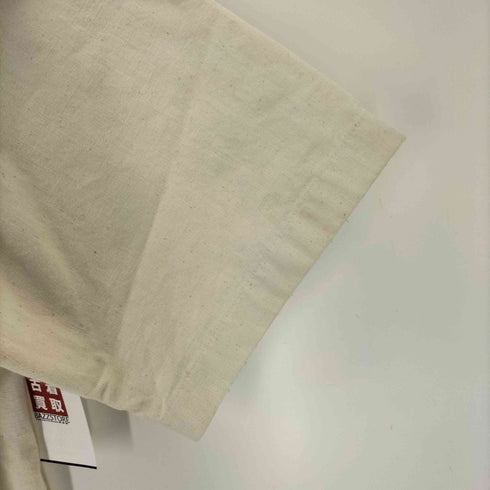 ジルサンダー JIL SANDER 20SS MALFILE SELVEDGE CANVAS バックロゴ半袖シャツ メンズ 40