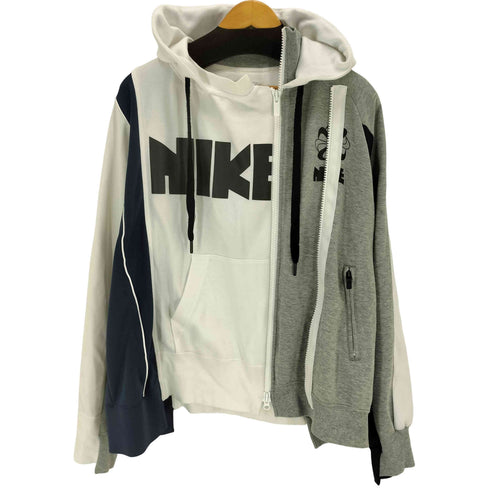 サカイ Sacai Double Zip Hoodie メンズ L