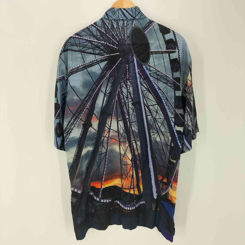 ドリスヴァンノッテン DRIES VAN NOTEN 22SS 夜景 グラフィック プリント S/S シャツ 総柄 メンズ import:M