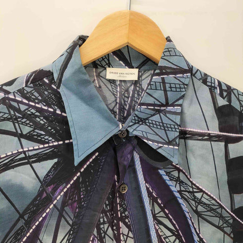ドリスヴァンノッテン DRIES VAN NOTEN 22SS 夜景 グラフィック プリント S/S シャツ 総柄 メンズ import:M