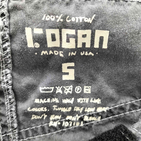 ROGAN 00S USA製 ガーメントダイ レースアップ サイトストライプ ビーチ サーフ ショーツ ハーフ パンツ Y2K メンズ 5